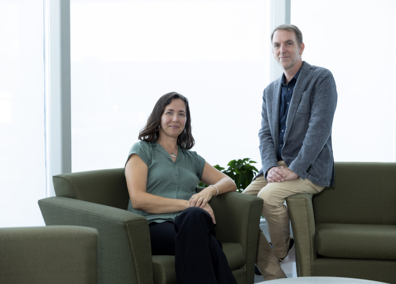 Lilli Zakarija and Jim McGough